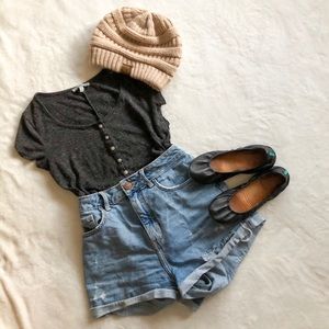 Charlotte Russe Henley Tee
